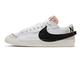 Nike Blazer Low 77 Jumbo (Белые с черным) Арт1 сбоку