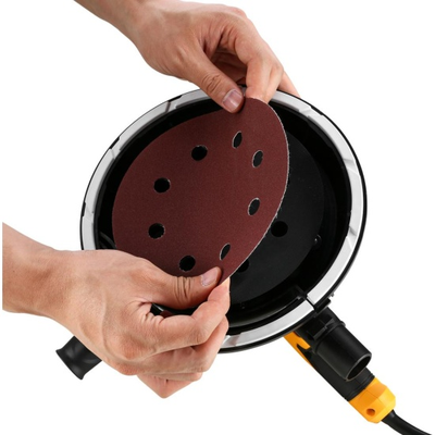 Шлифмашина эксцентриковая сетевая DEKO для стен и потолков с LED подсветкой