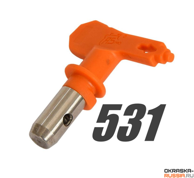 Сопло 531 окрасочное ASPRO для безвоздушного распыления краскопультом