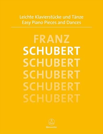 Schubert. Leichte Klavierstücke und Tänze für Klavier