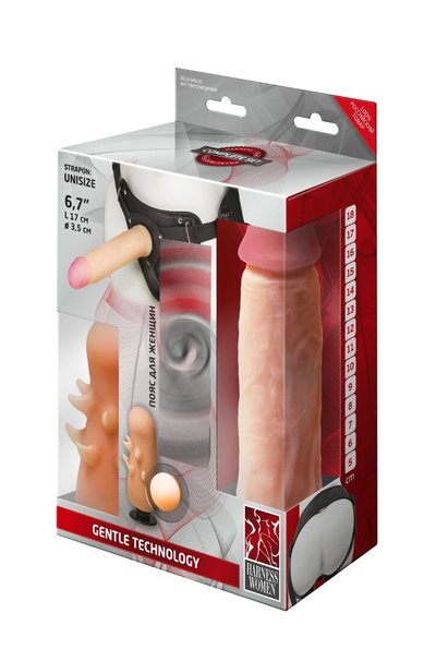 838803 Страпон Lesbian Series с поясом Harness LoveToy