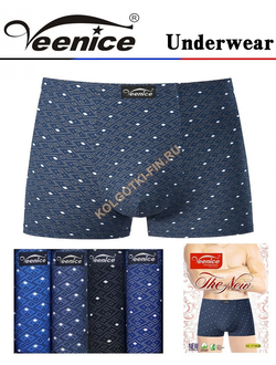 Трусы мужские боксеры хлопок с бамбуком Veenice № YF 10528
