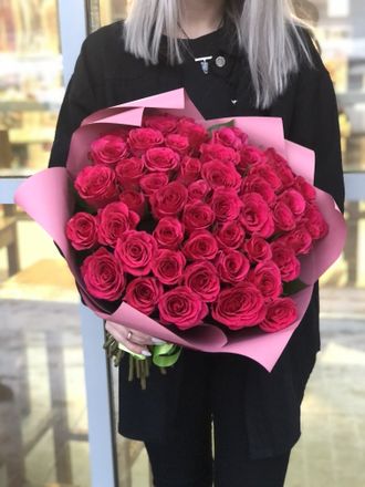 Букет малиновый пудинг