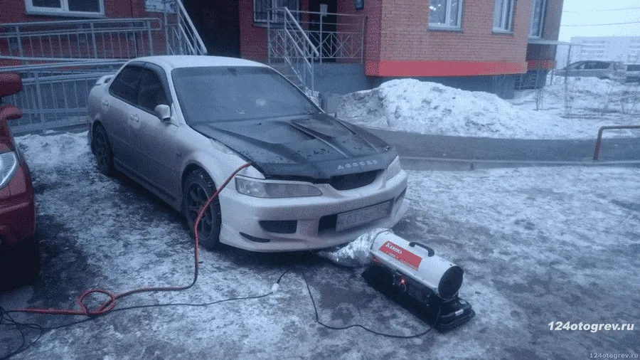 Отогрев автомобиля Honda Accord в Солнечном в Красноярске