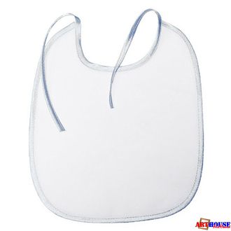 Слюнявчик детский БЕЛЫЙ кант