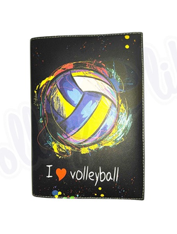Обложка для паспорта "Мяч рисованный BLACK"