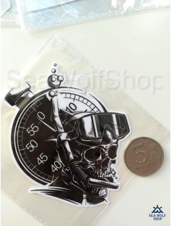 Наклейка сувенир оракал Фридайвер №7