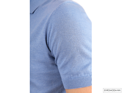 Поло мужское голубое LUXOR