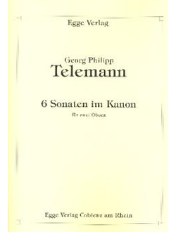 6 Sonaten im Kanon Telemann