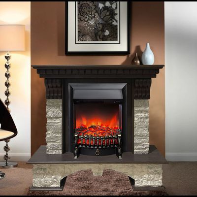 Электрокамин Турин AO M6 с очагом Fobos