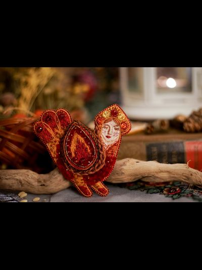 Брошь "Жар-Птица"