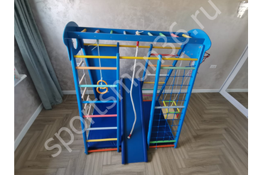 ДСК раннего развития PLASTEP БАСКЕТ - 8 со скалодромом. Серия СКАЗКА