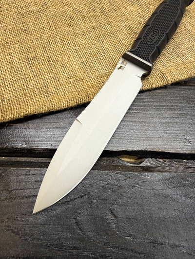 Тактический нож Нерпа-2 сталь AUS6, рукоять резина, ножны ABS