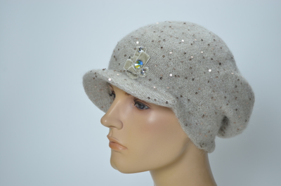 Бежевая итальянская кепка Вицио