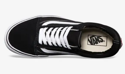 Vans Old Skool Platform Black White