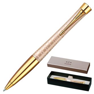 Ручка подарочная шариковая PARKER "Urban Premium Vacumatic Golden Pearl"