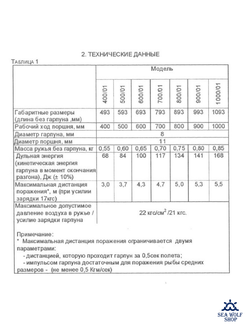Ружье пневматическое подводное "Оса 400"