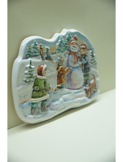 Плакетка "Зимние забавы"