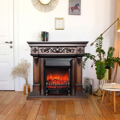 Электрокамин Глория LO с очагом Fobos