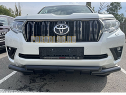 Защита переднего бампера (G) с покрытием «раптор» d76 для Toyota Land Cruiser Prado 150 (2010-2014)