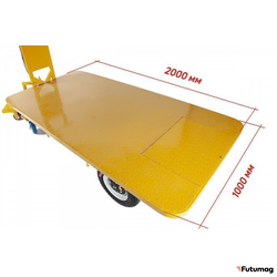 Платформенная тележка электрическая RuTrike ПЛИТА 2000