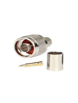 Антенный разъем Shengda N-Male обжимной для кабеля LMR400, 2 штуки