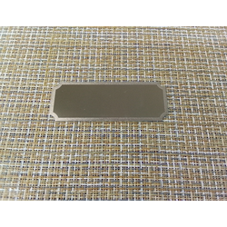 Шильд-табличка 73x27x0,4 мм металлическая, цвет бронзовый