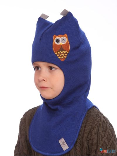 Шапка-шлем  18101-08, цвет ярко-синий р. 52-54