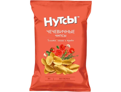 Чечевичные чипсы "Томаты, чеснок и травы", 50г (Нутсы)