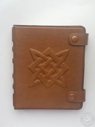 кожаный органайзер, славянский символ, сварог, оберег, подарок руководителю, блокнот купить, блокнот