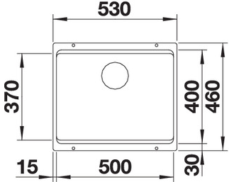 Мойка Blanco ETAGON 500-U, 522232