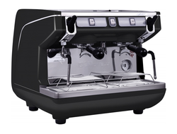 Кофемашина Nuova Simonelli Appia Life Compact 2 Gr S black высокие группы, экономайзер,  полуавтомат, черная