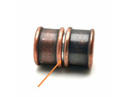 УЦЕНЕННЫЙ ТОВАР!  Магнитная застежка  "Бамбук"  - 12мм - АНТИЧНАЯ МЕДЬ