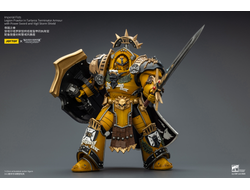 Претор Имперских Кулаков в броне Тартарос (Warhammer Horus Heresy) - КОЛЛЕКЦИОННАЯ ФИГУРКА 1/18 Imperial Fists Legion Praetor in Tartaros Terminator Armour  (JT03295) - JOYTOY