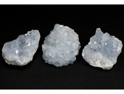 Целестин, друза кристаллов в ассортименте, Мадагаскар (35-40 мм, 30-50 г) №29933