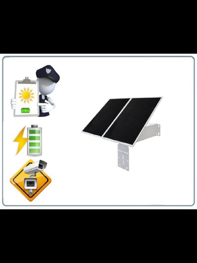 DE/VN-60W15A Солнечная панель с аккумуляторами для питания электронных устройств напряжением 12В до 5А и обеспечения автономной работы в уличных условиях, 15 А/ч (до 3,5 дней авт. работы)