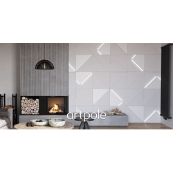 Гипсовая панель FIELDS + LED артикул D-0008