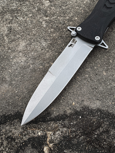 Складной нож Варанг EVO сталь AUS-10, рукоять G10, цвет черный