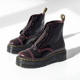 Cherry red arcadia doc martens best sale