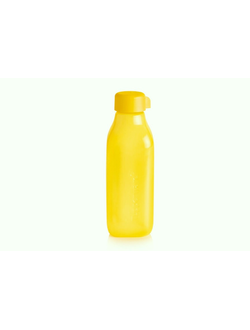 Эко-бутылка (500 мл) квадратная, в желтом цвете