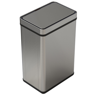 AGB-60M Ksitex Корзина сенсорная автоматическая с открывающейся крышкой 60 литров нержавеющая сталь AISI 410 Матовая