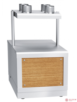 Прилавок для столовых приборов и подносов Abat ПСП-70Х