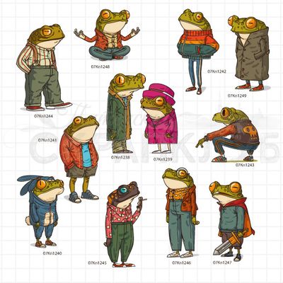 ФП штамп &quot;Сварливая лягушка&quot;