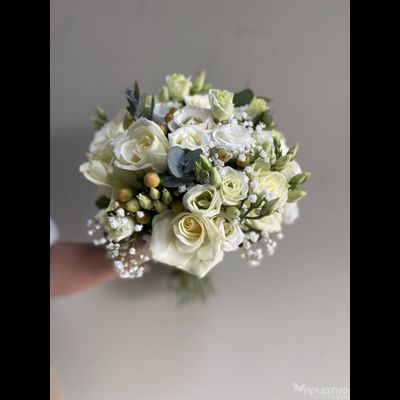 Букет невесты &amp; Бутоньерка № 1312