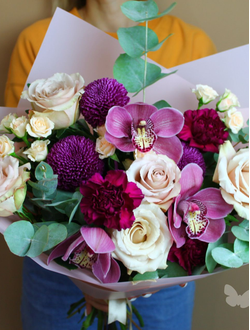 Букет цветов на 8 марта № 707