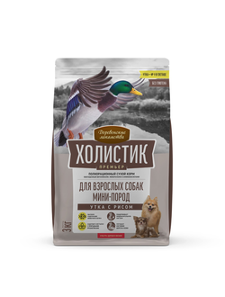 Холистик Премьер для собак мини-пород, Утка с рисом 3 кг