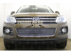 Защита радиатора Zotye T600 2016- black низ