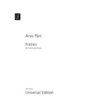 Pärt, Arvo Fratres für Violine und Klavier