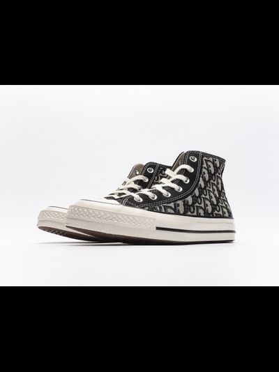 Converse x Dior B23 темно-серые высокие