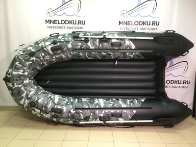 Моторная лодка Хантер 350 ПРО КМФ НДНД - mnelodku.ru